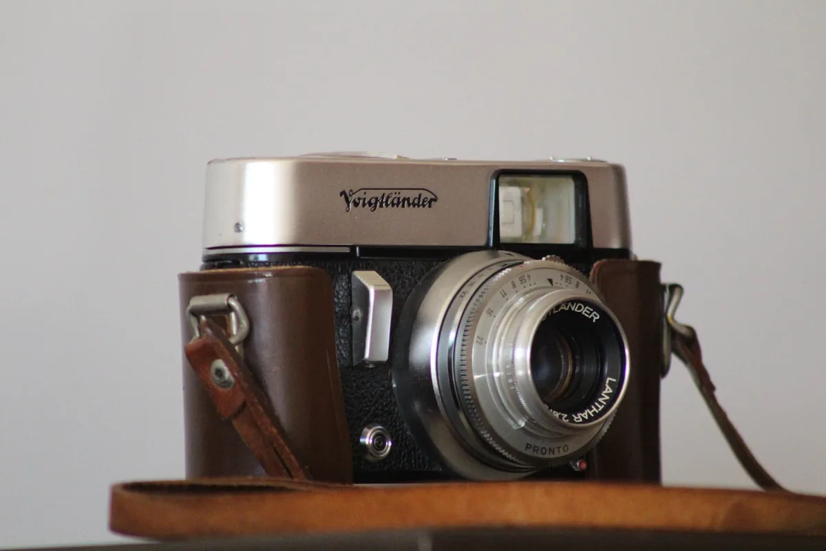 A Voigtländer camera or lens